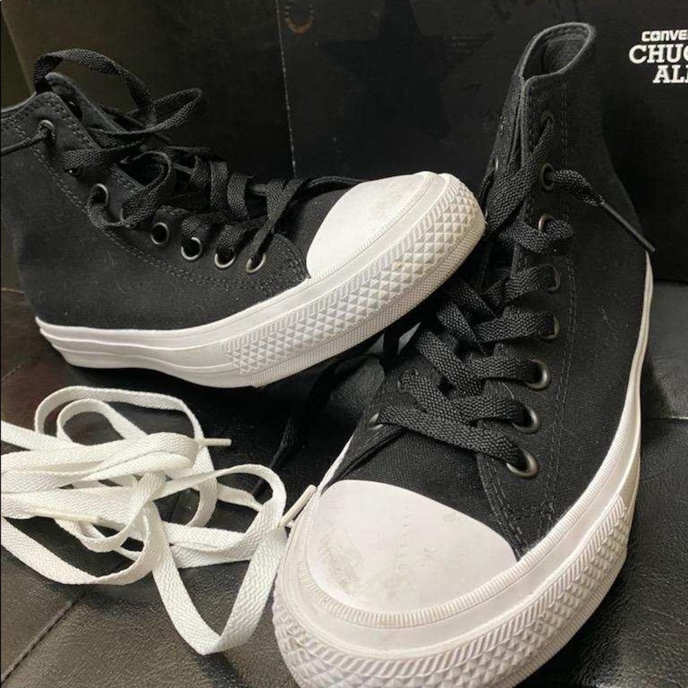 Converse adult chuck Taylor All Star II Hi Black Textile Trainers